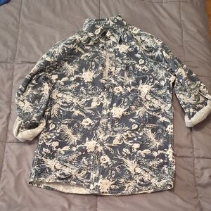 Floral Button-Up Shirt